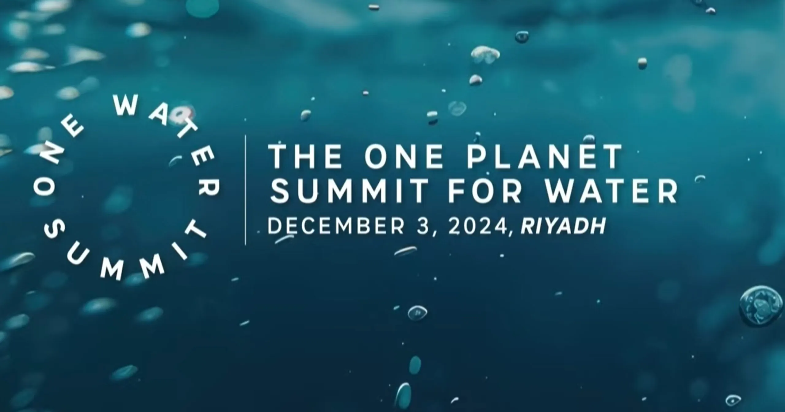 One Water Summit: A global response to water issues, a vital challenge for Central Asia